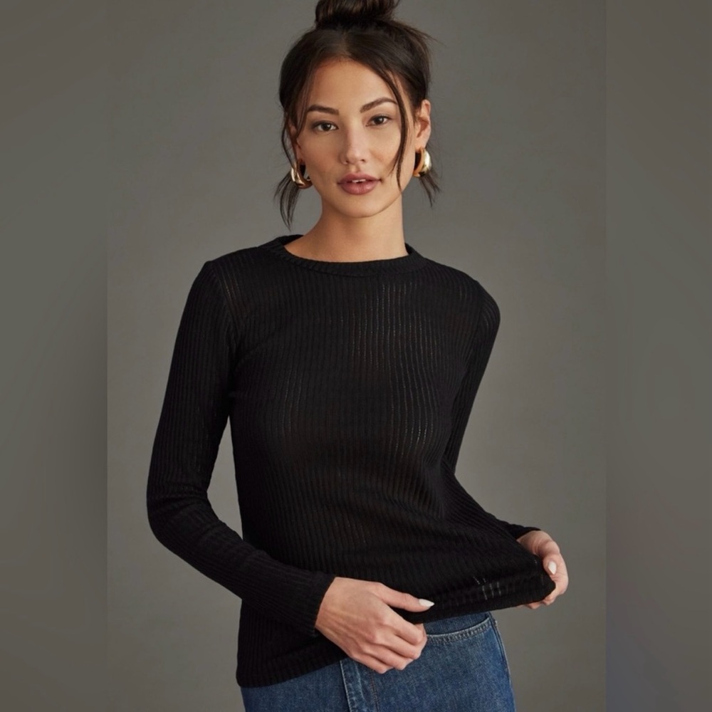 Anthropologie Pilcro Sheer Layering Top